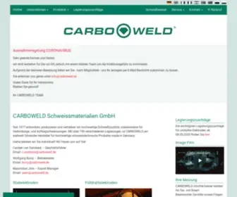 Carboweld.de(Hochwertige Schweißzusätze) Screenshot