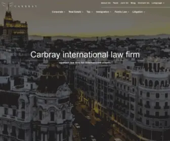 Carbray.es(Abogados Barcelona) Screenshot