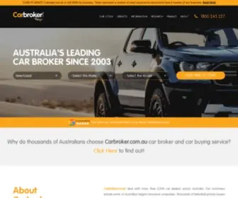 Carbroker.com.au(Leading Car Broker and Car Buying service since 2003) Screenshot