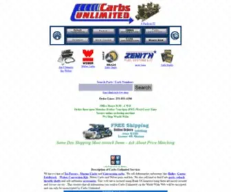Carburetion.com(CARBS UNLIMITED INC) Screenshot
