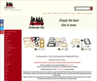 Carburetorcity.com(Carburetor City Carburetor Rebuild Kits) Screenshot