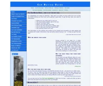Carbuyingguide.org.uk(Car Buying Guide) Screenshot