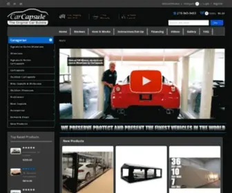 Carcapsule.com(Indoor & Outdoor Car Storage Solutions) Screenshot