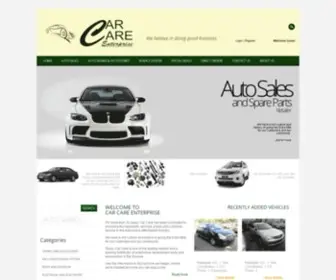 Carcaregy.com(Car Care Enterprise) Screenshot