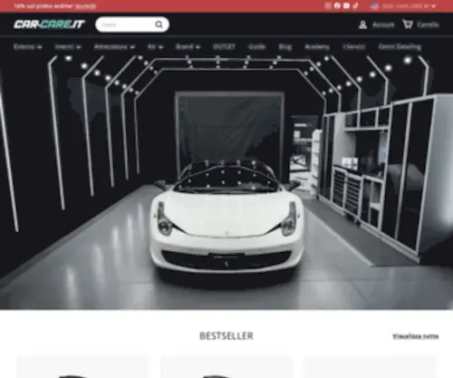 Carcareitalia.com(I migliori prodotti per il Car Detailing) Screenshot