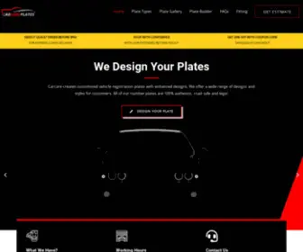 Carcareplates.co.uk(We Design Your Plates) Screenshot