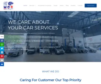 Carcarevadodara.com(Car Care Vadodara) Screenshot