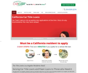 Carcashloans.com(Carcashloans) Screenshot
