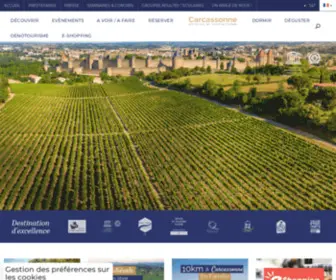 Carcassonne-Tourisme.com(Office de tourisme de Carcassonne) Screenshot