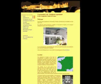 Carcassonnepenthouse.com(Carcassonne Penthouse for holiday rental) Screenshot