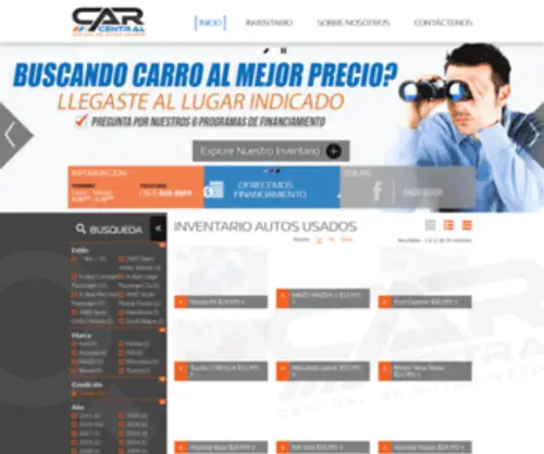 Carcentralpr.com(Car Central) Screenshot