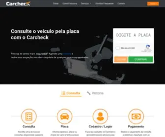 Carcheck.com.br(Consultas veiculares com apenas placa ou chassi com abrangÃªncia nacional) Screenshot