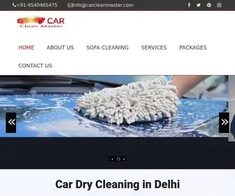 Carcleanmaster.com(Car Dry Cleaning) Screenshot