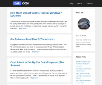 Carcody.com(Your Go to Guide for Automotive Advice) Screenshot