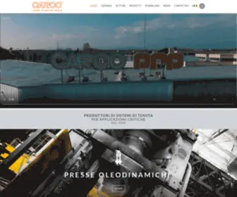 Carcoseal.com(Produttori di sistemi di tenuta per applicazioni critiche dal 1900) Screenshot
