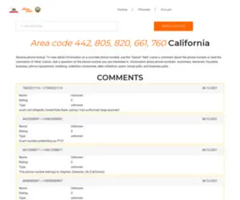 Card-Course.com(Area code 442) Screenshot