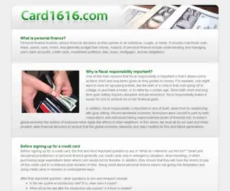 Card1616.com(Card 1616) Screenshot