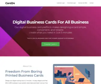 Card24.in(Smart Digital Business Card) Screenshot