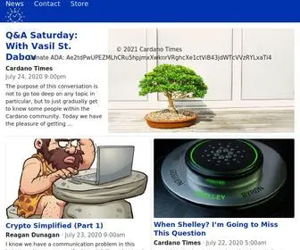 Cardanotimes.com(Cardano Times) Screenshot