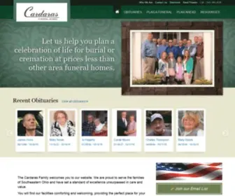 Cardaras.com(Cardaras Funeral Homes) Screenshot