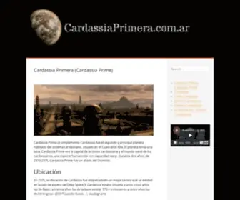 Cardassiaprimera.com.ar(El mundo de Cardassians) Screenshot