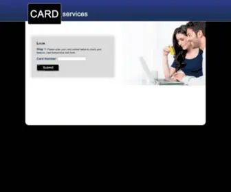Cardbalancesite.com(Card Services) Screenshot