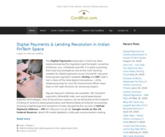 Cardbhai.com(Indian Credit Cards) Screenshot