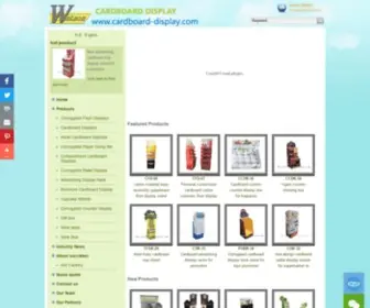 Cardboard-Display.com(Watson Printing and Packing Co) Screenshot