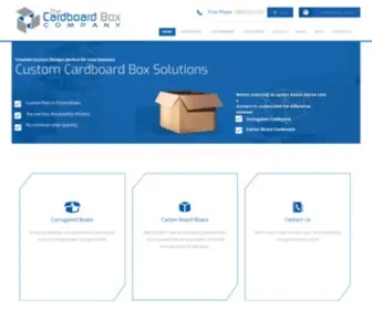 Cardboardboxco.ie(The Cardboard Box Company) Screenshot