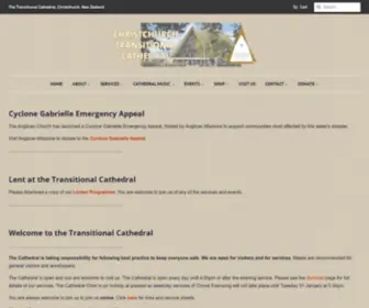 Cardboardcathedral.org.nz(Christchurch Cathedral) Screenshot