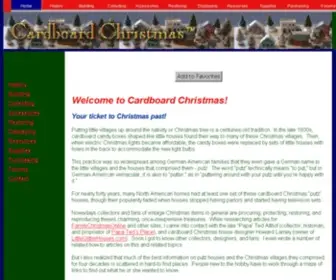 Cardboardchristmas.com(Cardboard Christmas Home) Screenshot