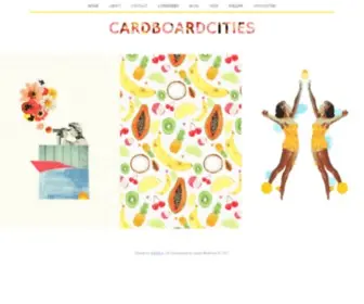 Cardboardcities.co.uk(Collage Illustrations by Laura Redburn) Screenshot