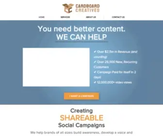 Cardboardcreatives.com(Cardboard Creatives) Screenshot