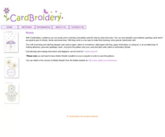 Cardbroidery.com(Cardbroidery) Screenshot