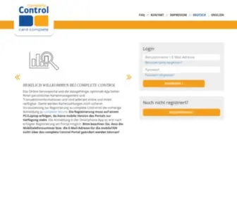 Cardcompletecontrol.com(Info complete Control) Screenshot