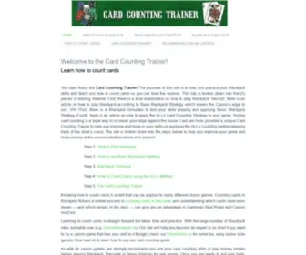 Cardcountingtrainer.com Screenshot
