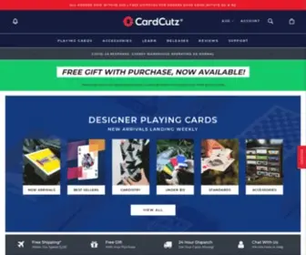 Cardcutz.com(CardCutz is an Australian based card shop) Screenshot