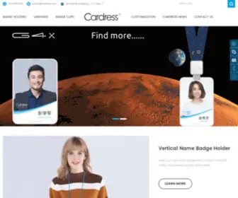 Carddress.com(Custom ID Badge Holders) Screenshot