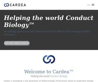 Cardeabio.com(Powering the Internet of Biology) Screenshot