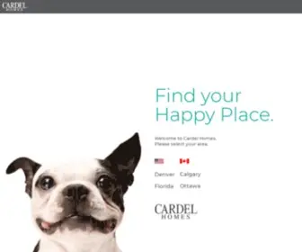 Cardelhomes.com(Homes) Screenshot