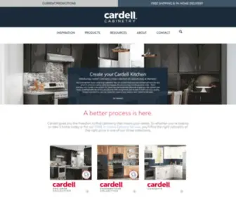 Cardell.com(Cardell Cabinetry) Screenshot