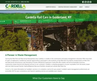 Cardellawaste.com(Cardella Managing Your Construction) Screenshot