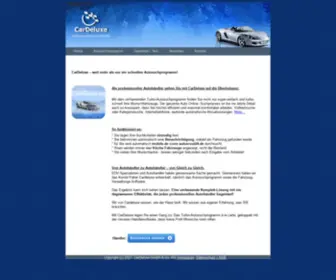 Cardeluxe.net(Autosuchprogramm CarDeluxe) Screenshot