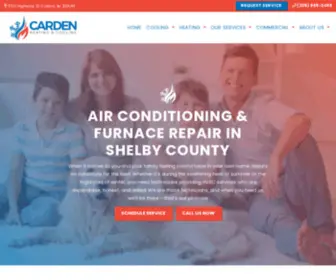 Cardenhvac.com(Carden Heating & Cooling) Screenshot