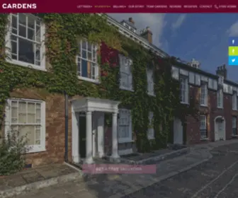 Cardensestateagents.co.uk(Estate Agents with Property for sale) Screenshot