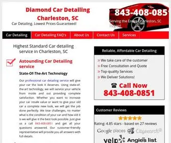 Cardetailingcharlestonsc.com(Diamond Car Detailing in Charleston) Screenshot