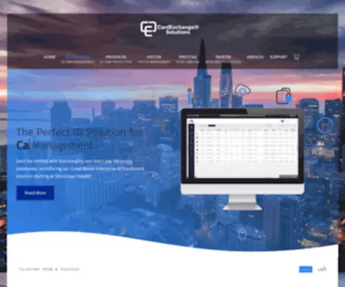 Cardexchangecloud.com(My CardExchange Cloud) Screenshot
