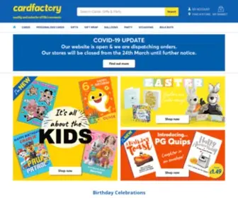 Cardfactory.co.uk(Card Factory) Screenshot