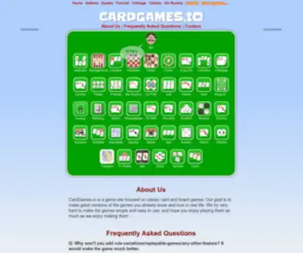 Cardgames.io(Play all your favorite classic card games) Screenshot
