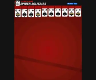 Cardgamespidersolitaire.com(Card Game Spider Solitaire) Screenshot